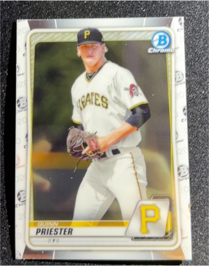 2020 Bowman Chrome #BCP-197 Quinn Priester — front