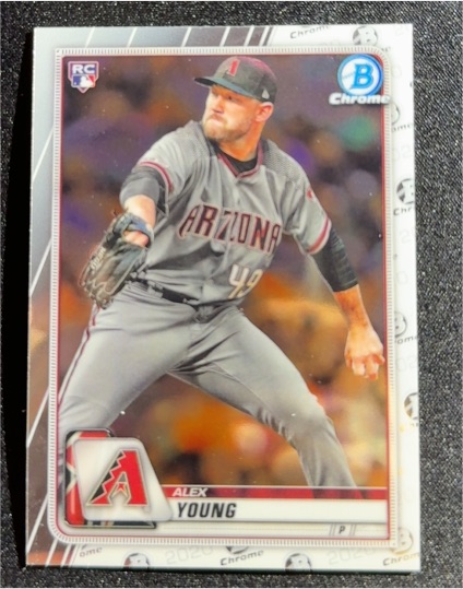 2020 Bowman Chrome #66 Alex Young — front