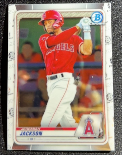 2020 Bowman Chrome #BCP-244 Jeremiah Jackson — front