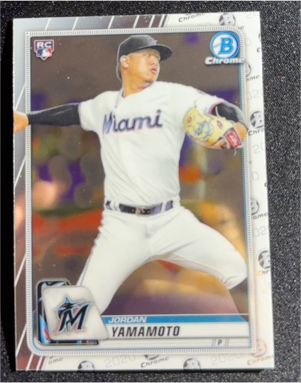 2020 Bowman Chrome #24 Jordan Yamamoto — front
