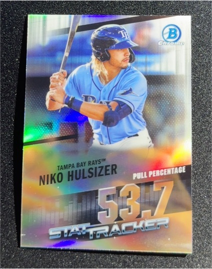 2020 Bowman Chrome Stat Tracker #ST-3 Niko Hulsizer — front