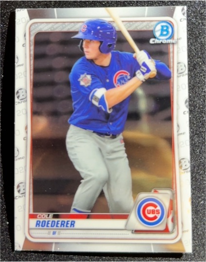 2020 Bowman Chrome #BCP-206 Cole Roederer — front