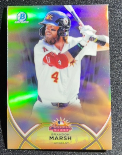 2020 Bowman Chrome Arizona Fall League #AFL-BM Brandon Marsh — front