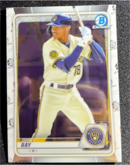 2020 Bowman Chrome Prospects #BCP-248 Corey Ray — front