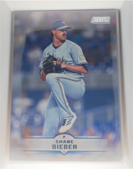2025 Topps Stadium Club #12 Shane Bieber — front
