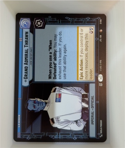 2024 Star Wars Unlimited #2 Grand Admiral Thrawn — front