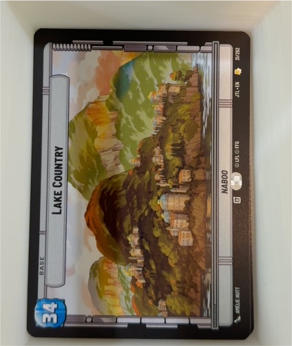 2025 Star Wars Unlimited Jump to Lightspeed #31 Lake Country — front