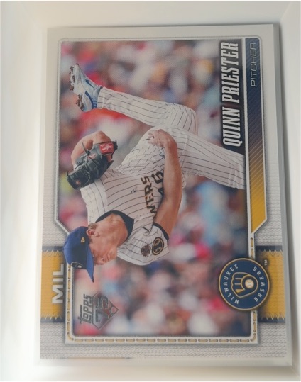 2026 Topps #186 Quinn Priester — front