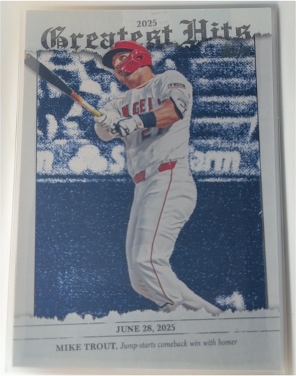 2026 Topps Series 1 #GH-14 Mike Trout Greatest Hits — front
