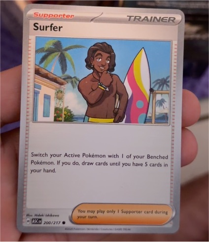 2023 Pokémon Ascended Heroes #200 Surfer — front