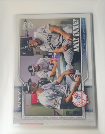 2026 Topps Series 1 #302 Bronx Buddies Aaron Judge Max Fried Carlos Rodon — front