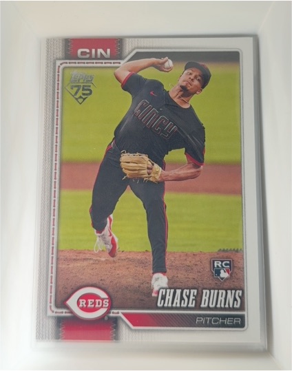 2026 Topps Series 1 #312 Chase Burns — front