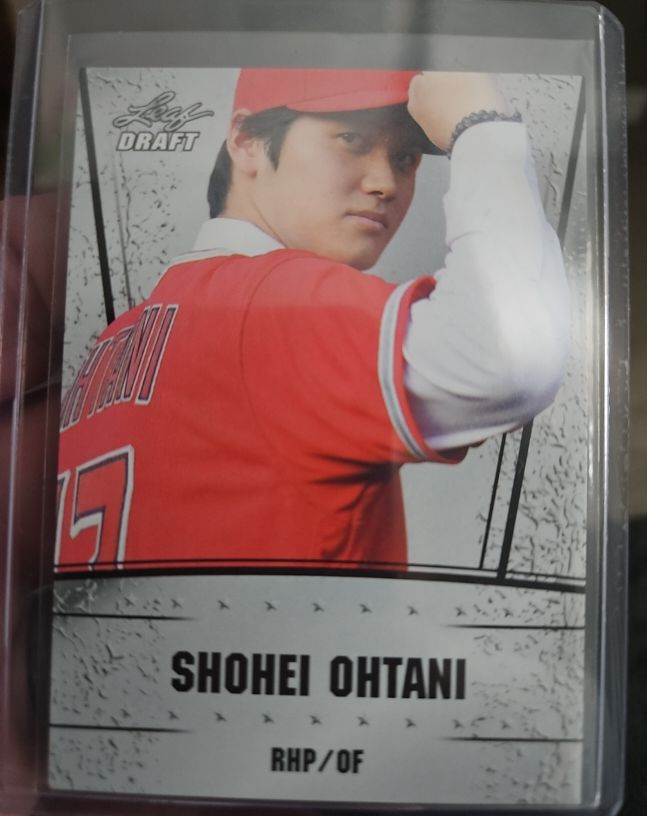 2018 Leaf Draft #DS-01 Shohei Ohtani — front