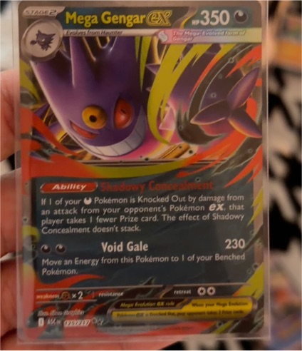 2025 Pokémon #56 Mega Gengar EX — front