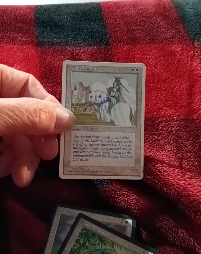 1994 Magic: The Gathering White Knight — front