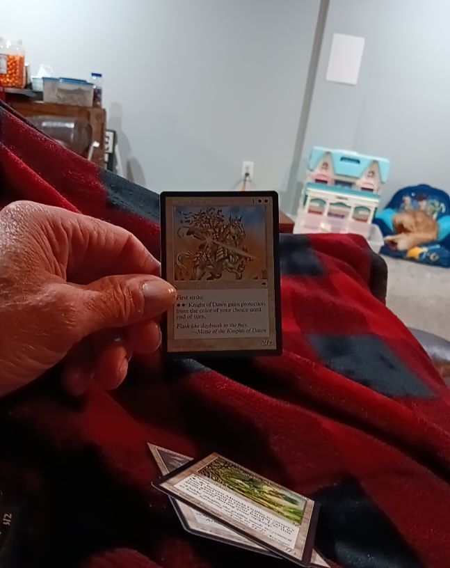 1994 Magic: The Gathering Knight of Dawn — front