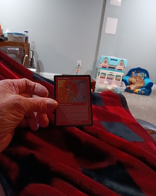 1994 Magic: The Gathering Mark of Fury — front