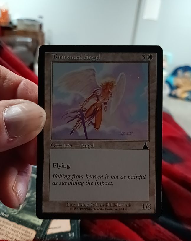 1999 Magic: The Gathering #22 Tormented Angel — front