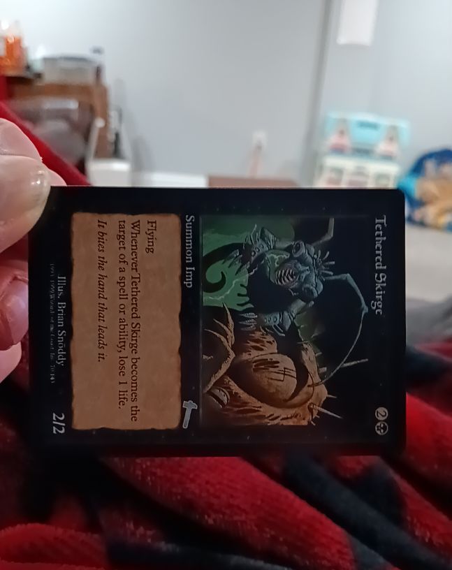 1999 Magic: The Gathering #70 Tethered Skirge — front