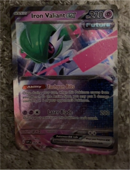 2023 Pokémon TCG Scarlet & Violet #068 Iron Valiant EX — front
