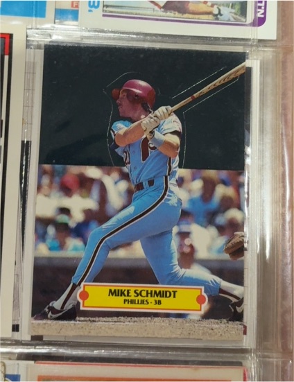 1987 Leaf Mike Schmidt All-Star Pop Up Card — front