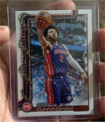 2025-26 Topps Holiday #H32 Cade Cunningham — front