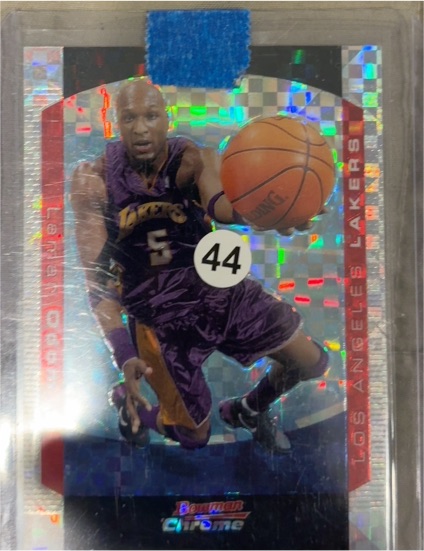 2004 Bowman Chrome X-Fractor #44 Lamar Odom — front