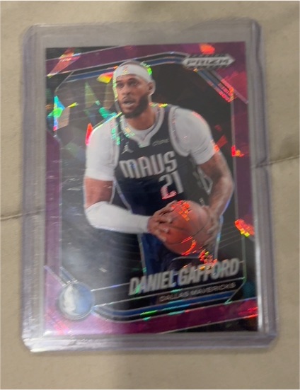 2024-25 Panini Prizm Black #241 Daniel Gafford — front