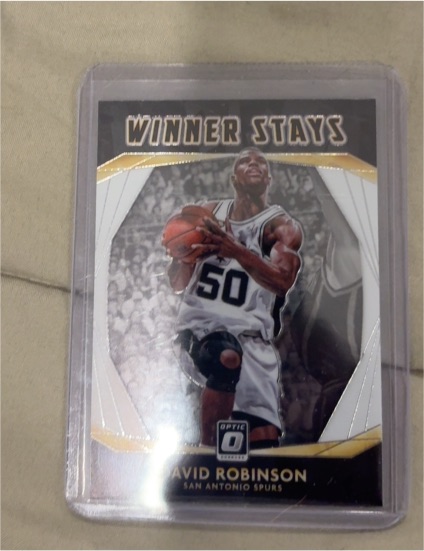 2020-21 Panini Donruss Optic #10 David Robinson Winner Stays — front