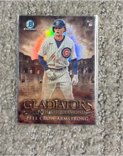 2024 Bowman Chrome #GOTD-5 Pete Crow-Armstrong Gladiators of the Diamond — front