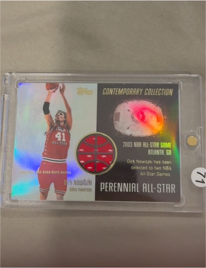 2003-04 Topps Contemporary Collection Perennial All-Star Relics #PTD-DN Dirk Nowitzki — front