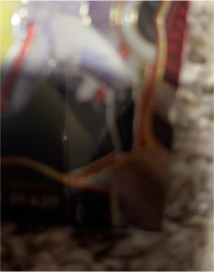2024 Select Marvin Harrison Jr Red And Yellow Shock Prizm — front