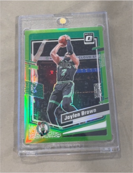 2023-24 Panini Donruss Optic #113 Jaylen Brown — front