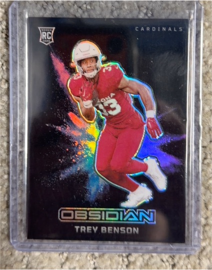 2024 Panini Obsidian #15 Trey Benson — front