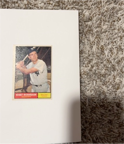 1953 Bowman #59 Bobby Richardson — front
