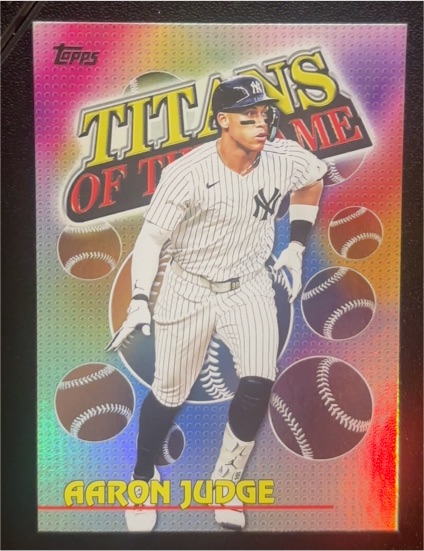 2026 Topps Series One #TOG-3 Aaron Judge Titans Of The Game — front