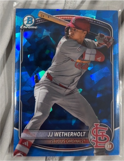 2025 Bowman Chrome Sapphire Edition #BCP-241 JJ Wetherholt — front