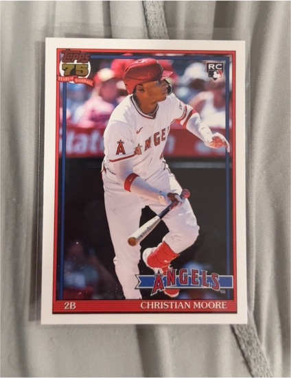 2026 Topps Series 1 1991 Topps 35th Anniversary #T91-46 Christian Moore — front