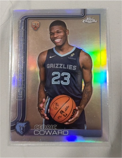 2025-26 Topps Chrome #261 Cedric Coward — front