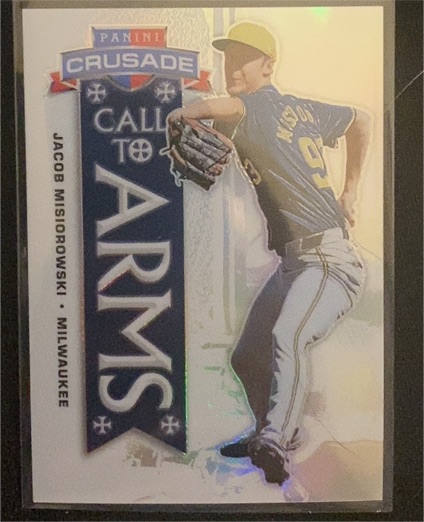 2025 Panini Crusade Call to Arms #16 Jacob Misiorowski — front
