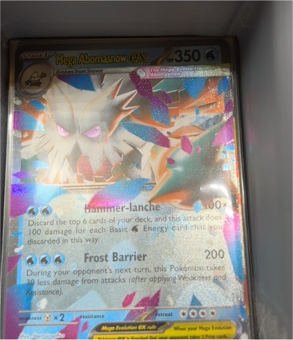2025 Pokemon TCG Mega Abomasnow EX 036/132 — front