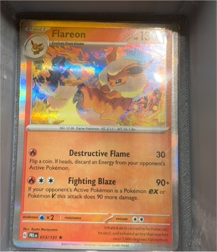 2023 Pokémon SV: Prismatic Evolutions #013 Flareon — front