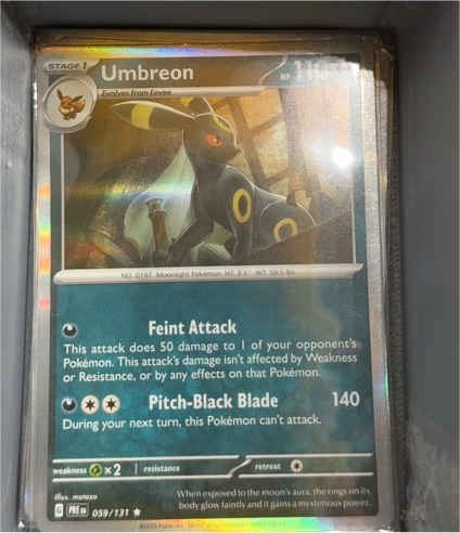 2023 Pokémon Sv: Prismatic Evolutions #059 Umbreon — front