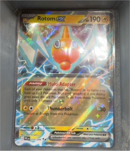 2025 Pokémon Rotom ex 029/094 Phantasmal Flames — front