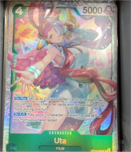 One Piece TCG OP13-023 Uta Carrying On His Will — front