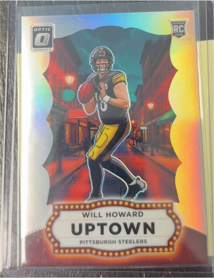 2025 Panini Donruss Optic #25 Will Howard Uptown Rookie Card — front