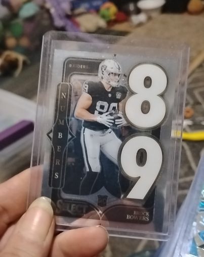 2024 Panini Select Numbers #89 Brock Bowers — front