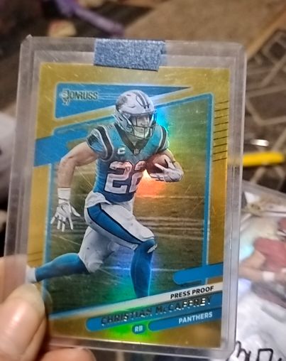 2021 Donruss #219 Christian McCaffrey — front