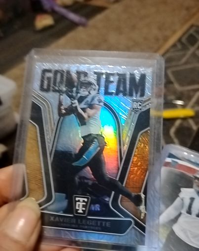 2024 Panini Totally Certified #24 Xavier Legette Gold Team — front