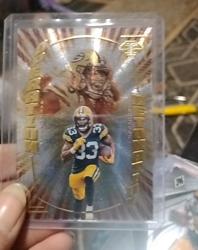 2022 Panini Illusions Operation Detonation #OD-13 Aaron Jones — front